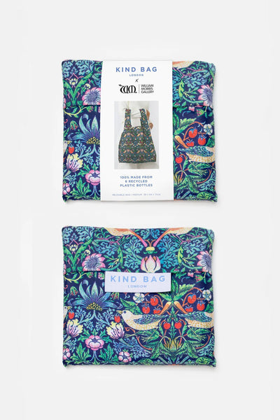 William Morris | Strawberry Thief - Medium Reusable Bag - Lemon And Lavender Toronto