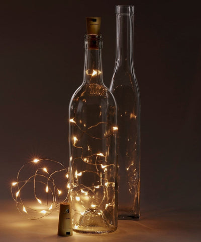 Wine Bottle Design LED Lights - Lemon And Lavender Toronto