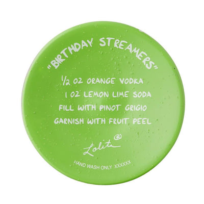 Wine Glass Birthday Streamers - Lemon And Lavender Toronto