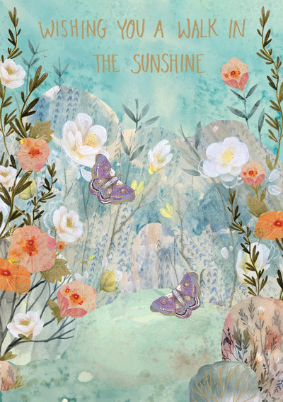 Wishing you a walk in the sunshine Card - Lemon And Lavender Toronto
