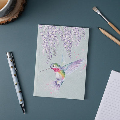 'WISTERIA WISHES' HUMMINGBIRD SMALL NOTEBOOK - Lemon And Lavender Toronto