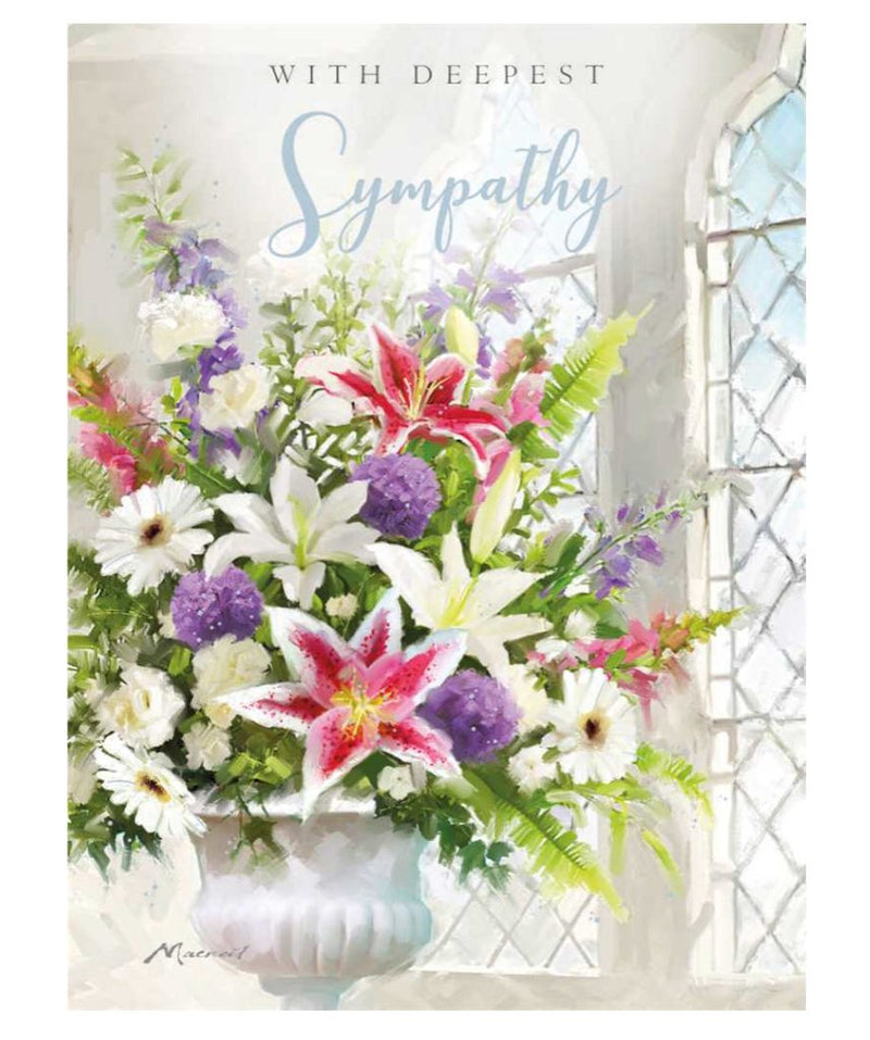 With deepest Sympathy Card - Lemon And Lavender Toronto