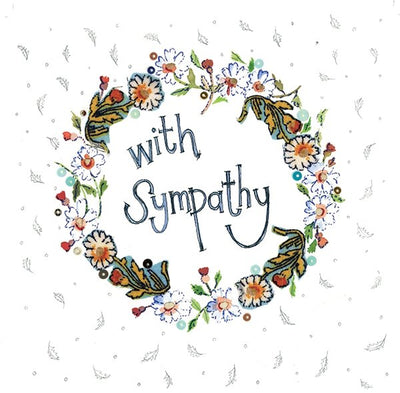 With Sympathy- Card - Lemon And Lavender Toronto