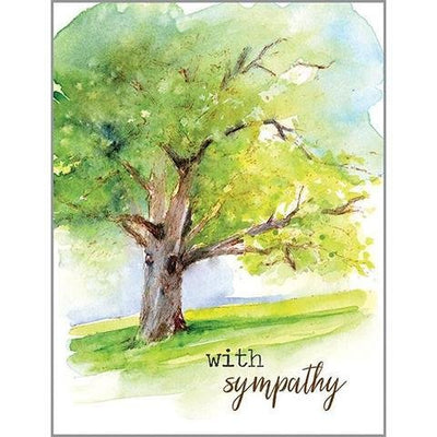 With Sympathy Tree Card - Lemon And Lavender Toronto