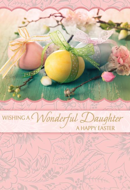 Wonderful Daughter at Easter Greeting Card - Lemon And Lavender Toronto