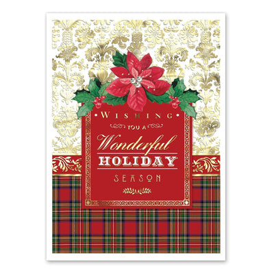 Wonderful Holiday Season Boxed Holiday Cards - Set of 12 - Lemon And Lavender Toronto