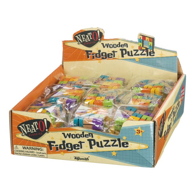 Wood Fidget Puzzle - Lemon And Lavender Toronto