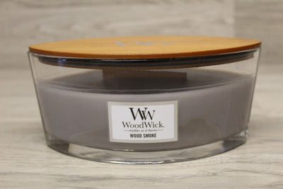 Wood Smoke Ellipse Woodwick Candle 🔥 - Lemon And Lavender Toronto