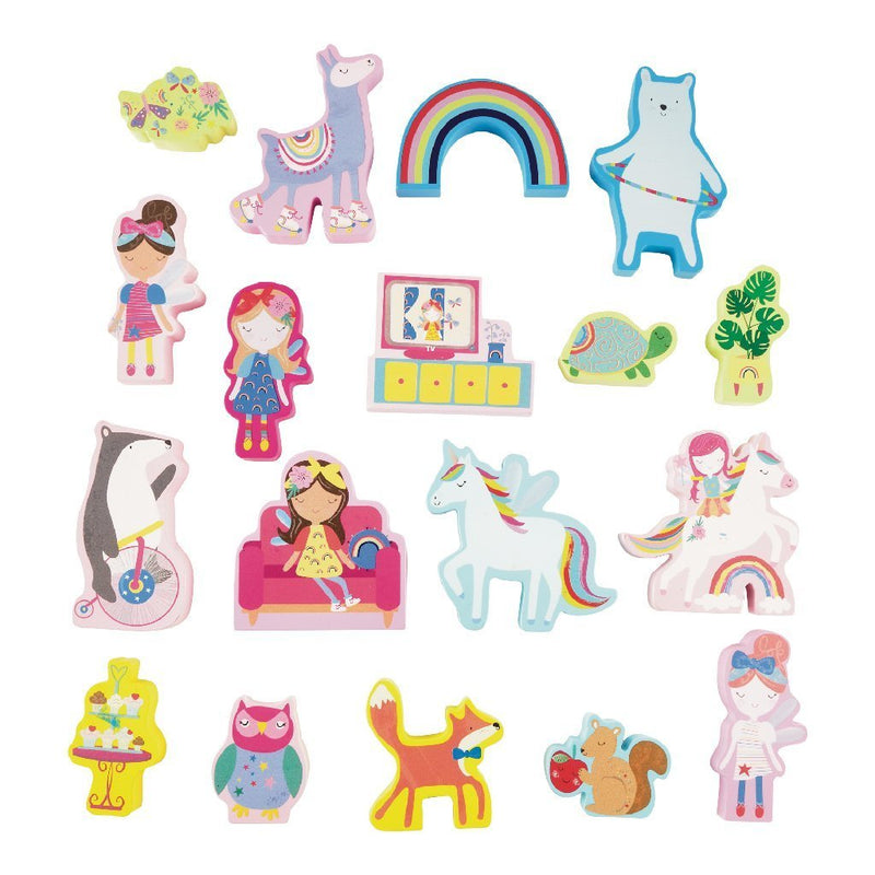 Wooden Play Box - Rainbow Fairy - Lemon And Lavender Toronto