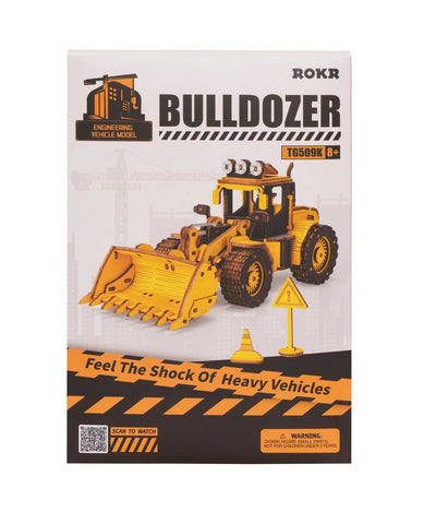Wooden Puzzle Diy - Engineering Bulldozer - Lemon And Lavender Toronto