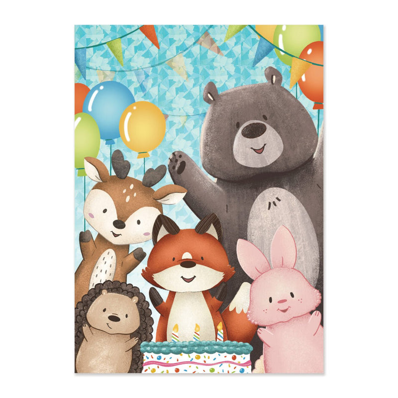 Woodland Animals Birthday Card - Lemon And Lavender Toronto