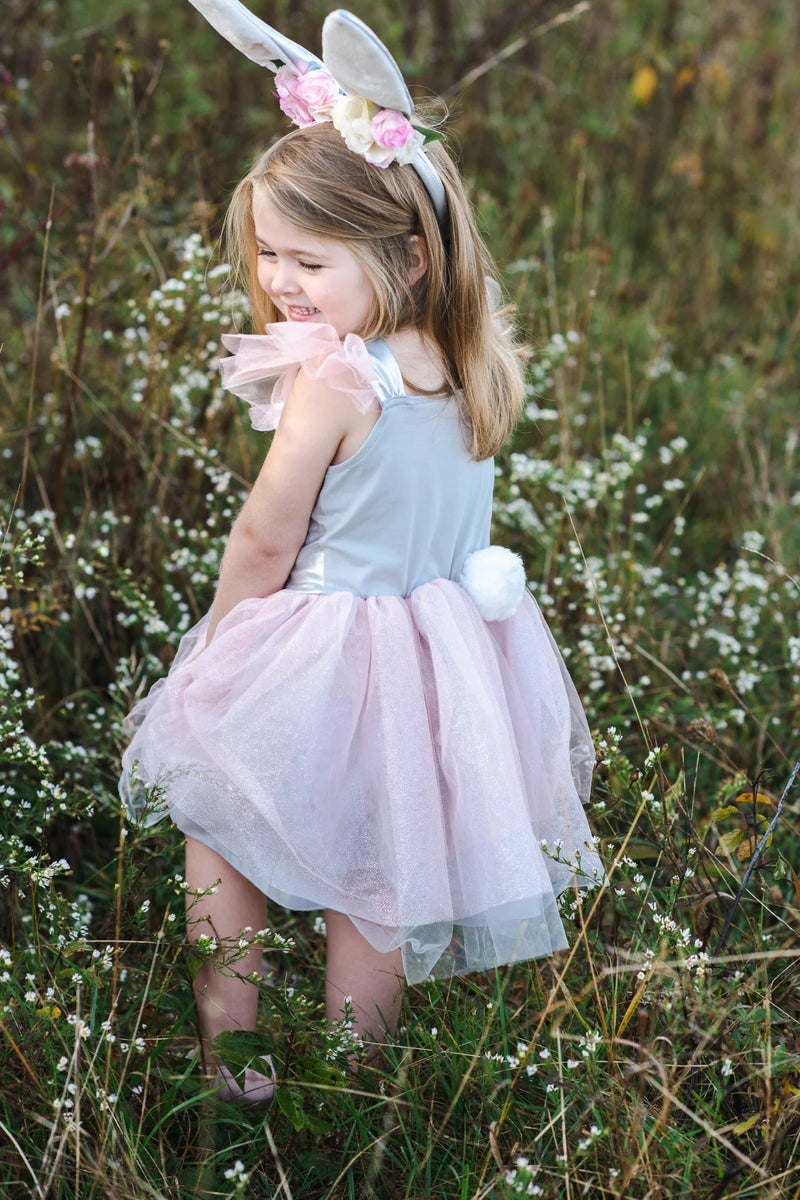 Woodland Bunny Dress & Headpiece - Lemon And Lavender Toronto