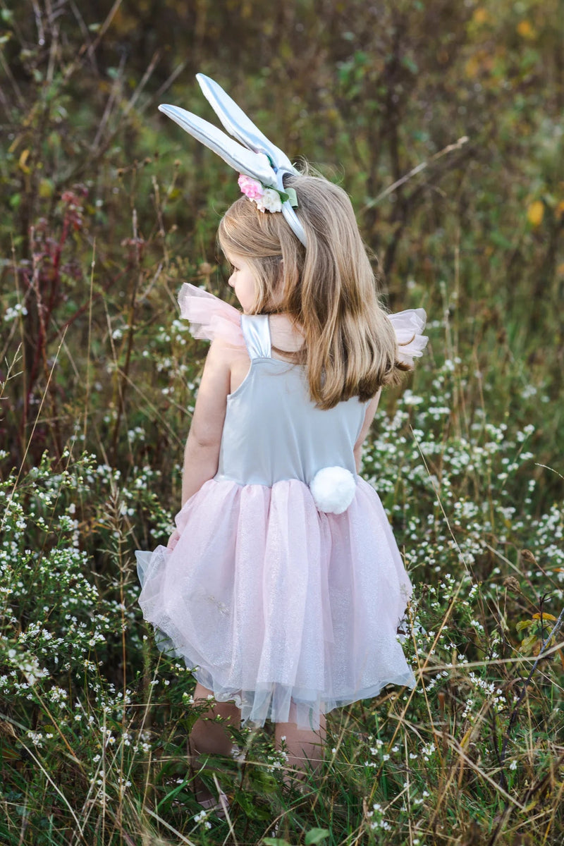 Woodland Bunny Dress & Headpiece - Lemon And Lavender Toronto