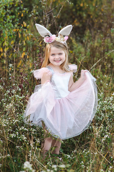 Woodland Bunny Dress & Headpiece - Lemon And Lavender Toronto