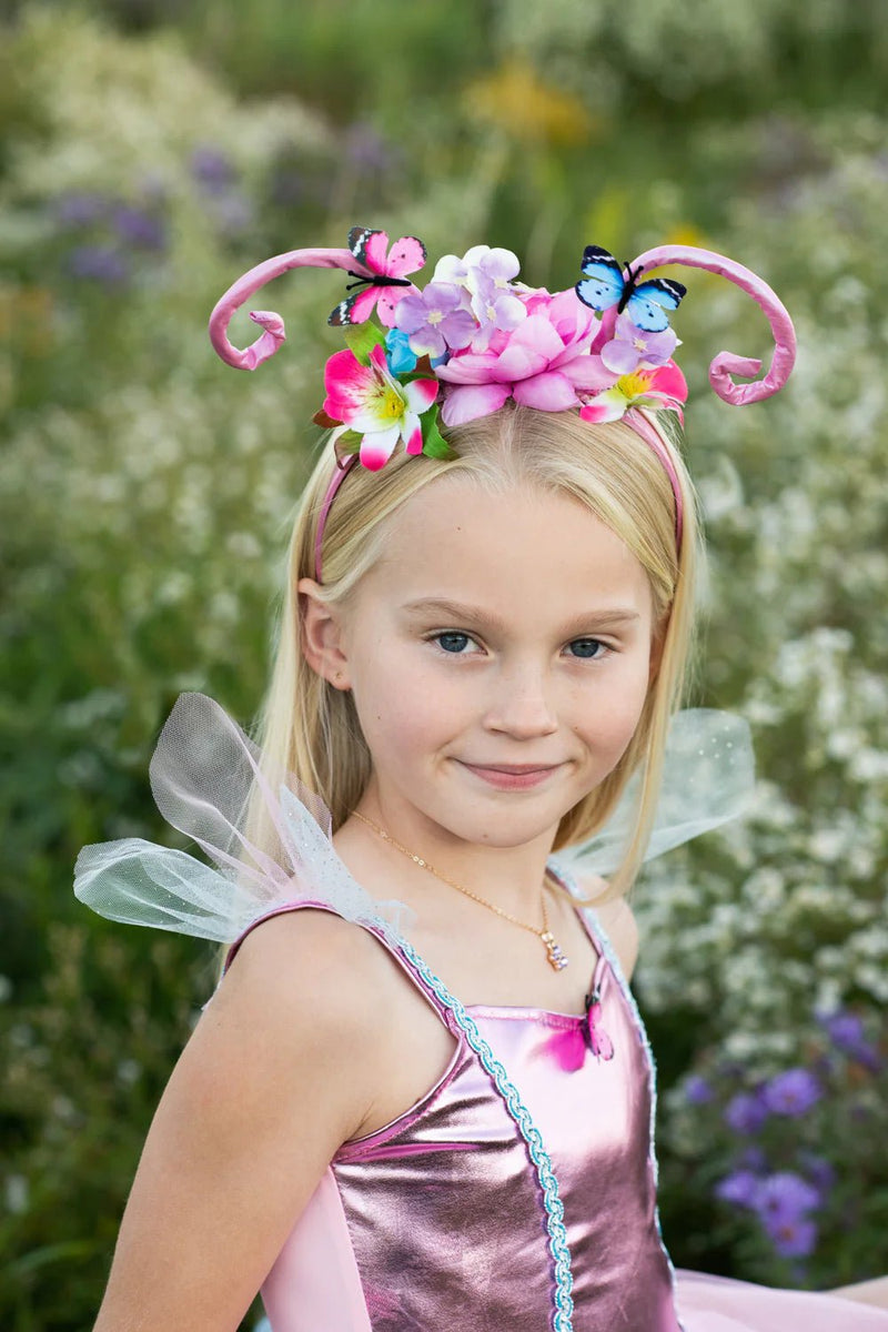 Woodland Butterfly Dress & Headpiece - Lemon And Lavender Toronto