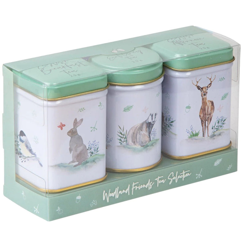 Woodland Friends Mini Tea Tin Gift Pack of 3 - Lemon And Lavender Toronto