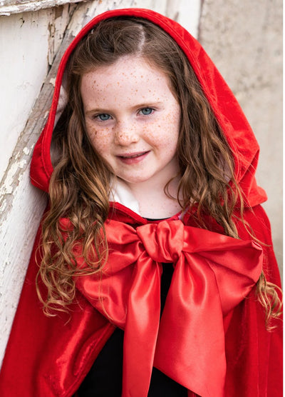 Woodland Storybook Little Red Riding Hood Cape - Lemon And Lavender Toronto