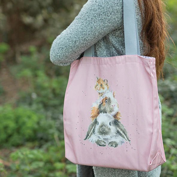 Wrendale Canvas Tote Bag -Feline Good - Lemon And Lavender Toronto