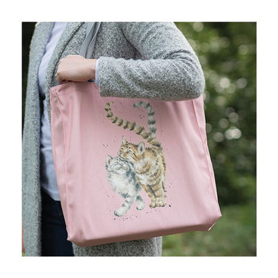 Wrendale Canvas Tote Bag - Feline Good - Lemon And Lavender Toronto