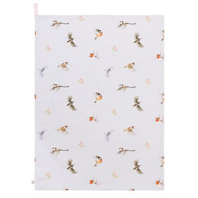 Wrendale Feathered Friends Tea Towel - Lemon And Lavender Toronto