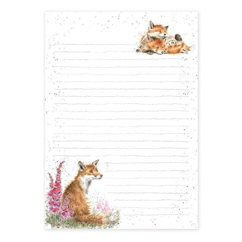 Wrendale Fox Jotter Pad - Lemon And Lavender Toronto
