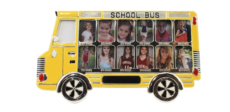 Yellow School Bus Picture Frame - Lemon And Lavender Toronto