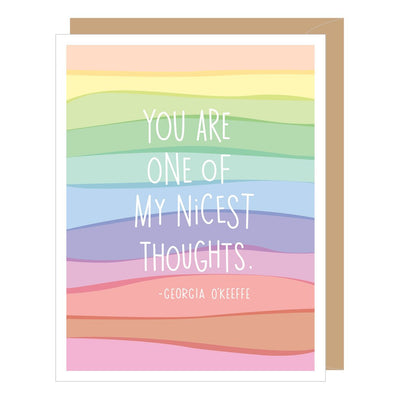 You are one of the Nicest Thoughts- Card - Lemon And Lavender Toronto