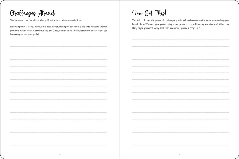 You Got This! Undated Weekly Goal Planner - Lemon And Lavender Toronto