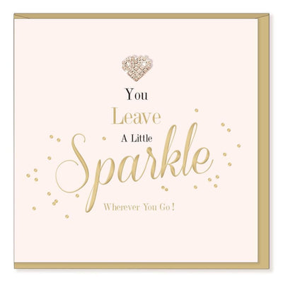 You leave a little Sparkle wherever you Go! Card - Lemon And Lavender Toronto