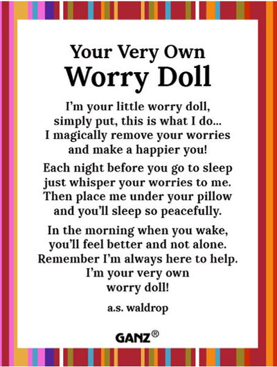 Your Very Own Worry Doll - Lemon And Lavender Toronto