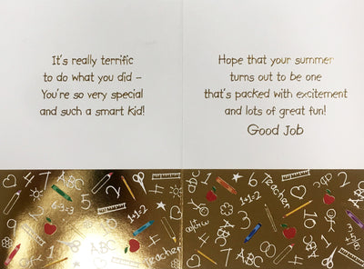 You've Graduated Kindergarten! Greeting Card - Lemon And Lavender Toronto
