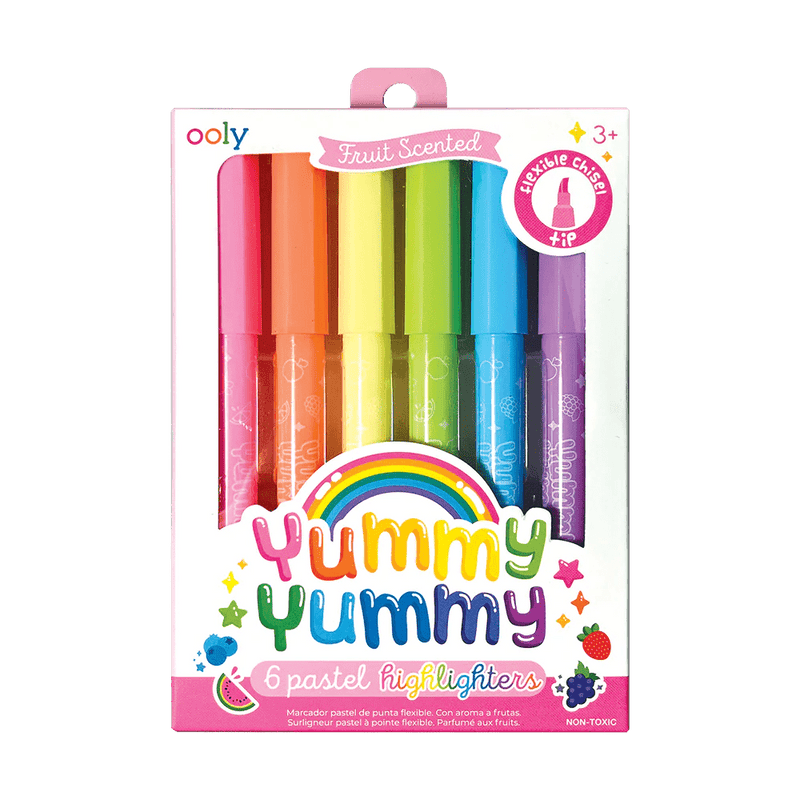 Yummy Yummy Scented Highlighters - Set of 6 - Lemon And Lavender Toronto