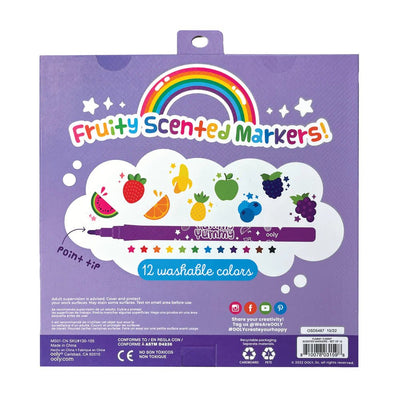 Yummy Yummy Scented Markers - Set of 12 - Lemon And Lavender Toronto