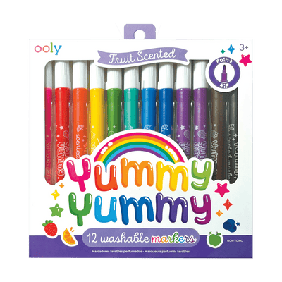 Yummy Yummy Scented Markers - Set of 12 - Lemon And Lavender Toronto